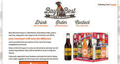 Desktop Screenshot of baysbestbeverages.com