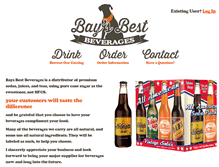 Tablet Screenshot of baysbestbeverages.com